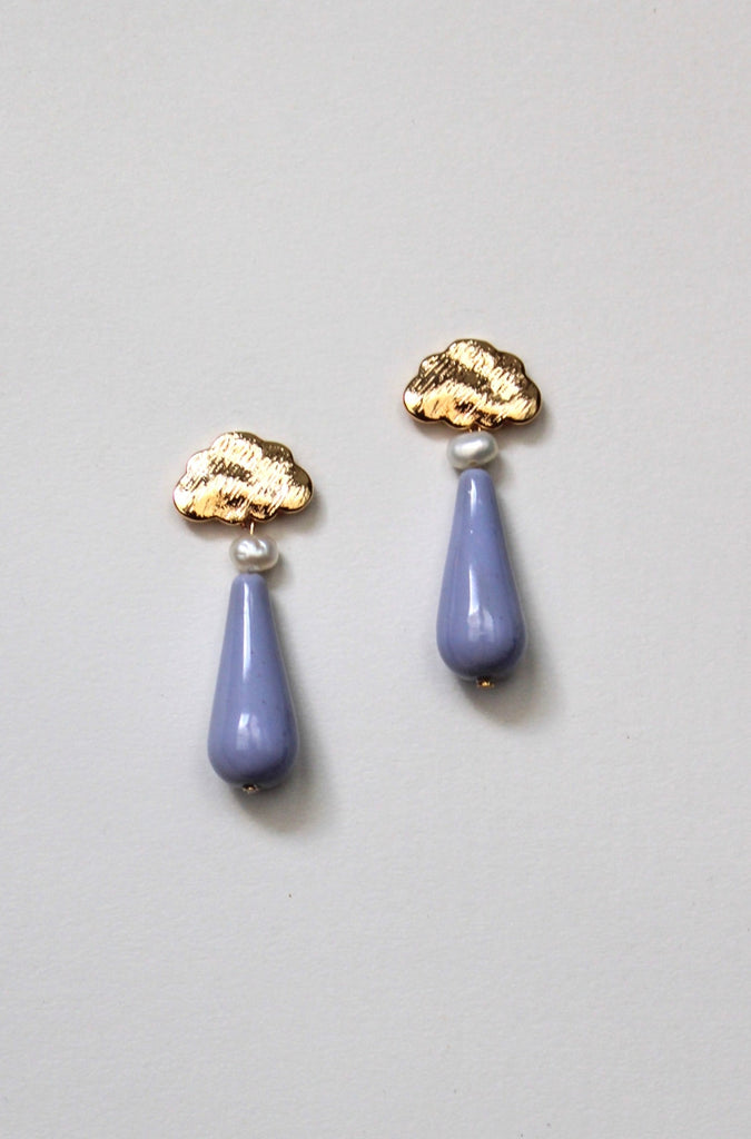 The Mini Cloud Drop Earrings